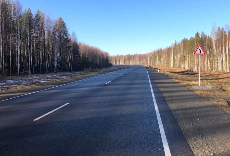 В Ханты-Мансийском автономном округе-Югра завершена реконструкция участка трассы Югорск –Таёжный